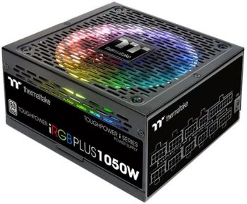 Блок питания Thermaltake ATX 1050W Toughpower iRGB Plus 80+ platinum 24+2x(4+4) pin APFC 140mm fan color LED 12xSATA Cab Manag RTL (PS-TPI-1050F2FDPE-1)