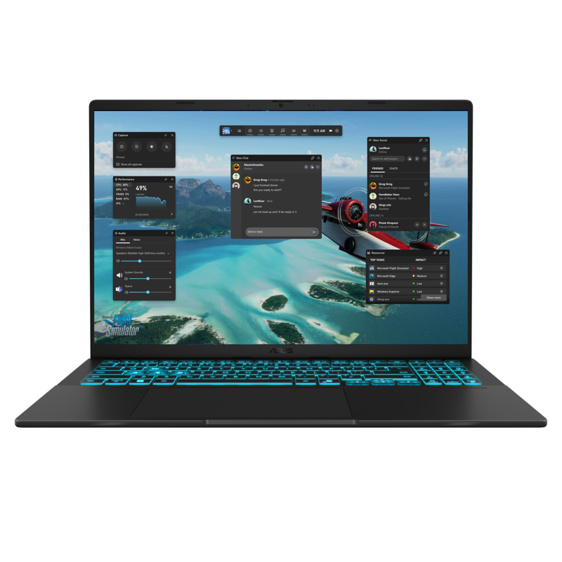 Ноутбук/ ASUS V3607VU-RP267 16"(1920x1200 (матовый, 144Hz))/Intel Core 5 210H(2.2Ghz)/16384Mb/1024PCISSDGb/noDVD/Ext:nVidia GeForce RTX4050(6144Mb)/Cam/BT/WiFi/63WHr/war 1y/1.95kg/Black/noOS (90NB15Q1-M00KH0)