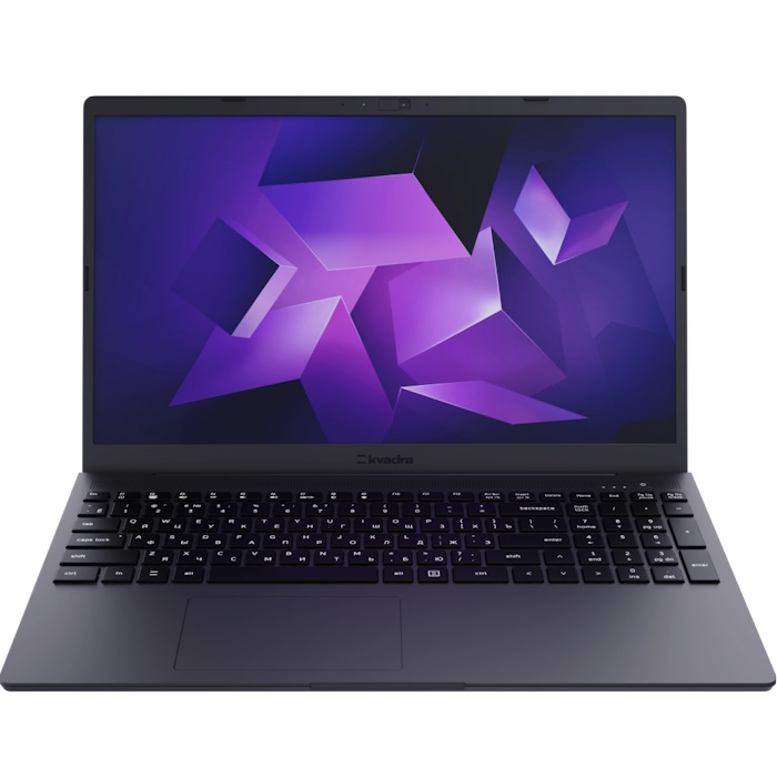 Ноутбук Kvadra Nau LE15T Core i3 1215U 8Gb SSD256Gb Intel UHD Graphics 15.6" IPS FHD (1920x1080) без ОС dk.grey WiFi BT Cam (Y22L02P01101R_329EB4)