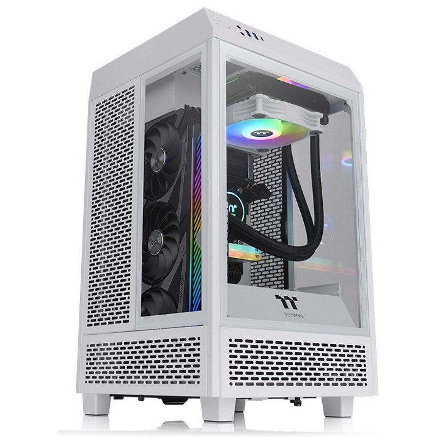 Корпус Thermaltake The Tower 100 ATX белый (CA-1R3-00S6WN-00)