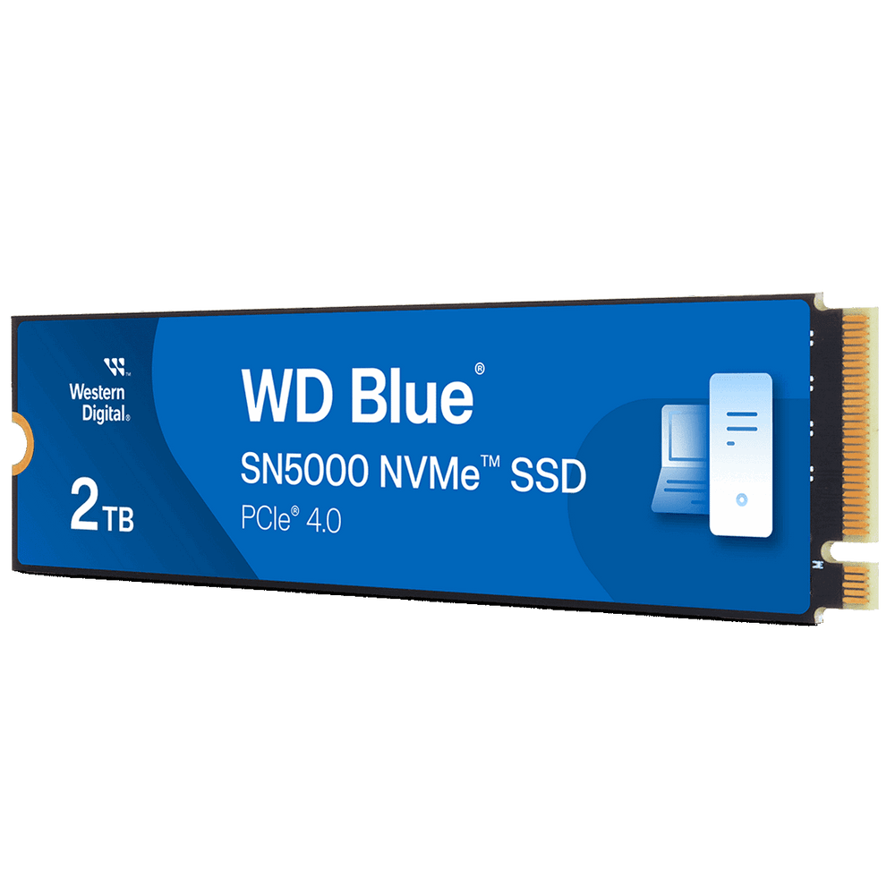 Твердотельный накопитель SSD Western Digital M.2 2280 2TB Blue WDS200T4B0E PCIe Gen4 x4, NVMe