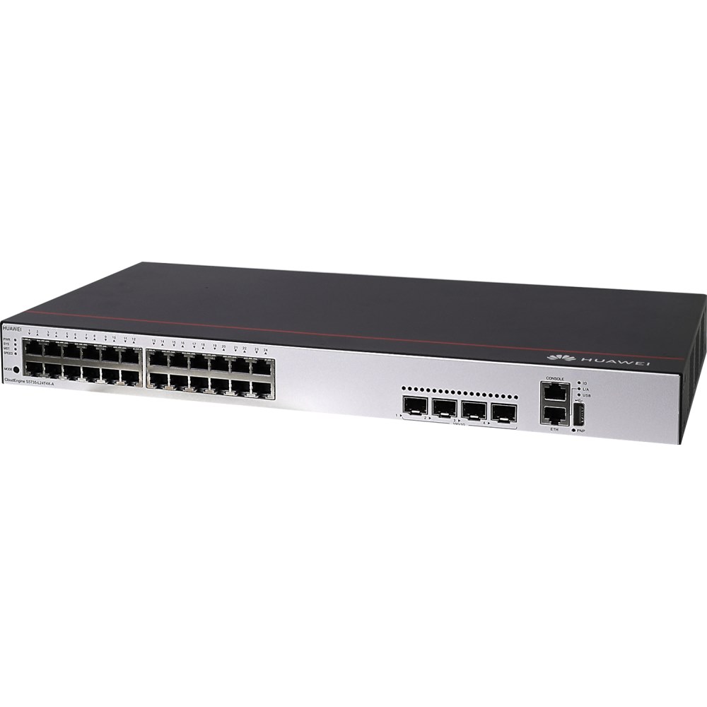 Картинка Коммутатор Huawei S5735-L24T4X-A + 88035YSM (98010920_BSW) 