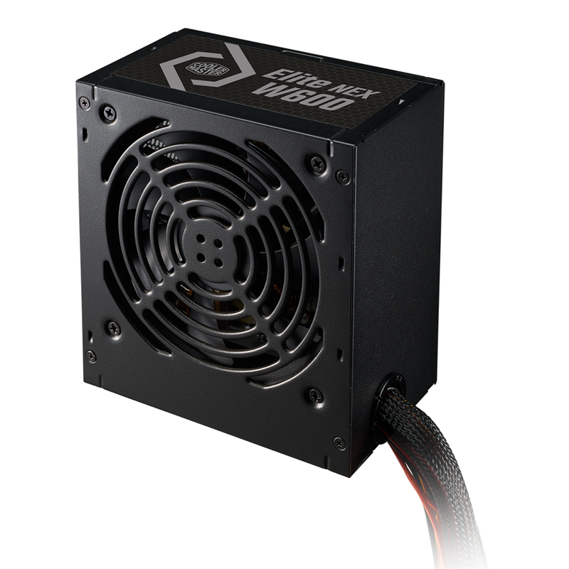 Блок питания 600 Ватт/ Power Supply Cooler Master Elite NEX W600, 600W, ATX, 120mm, 5xSATA, 2xPCI-E(6+2), 3xMolex, APFC, 80+white, Bulk w/EU cord (MPW-6001-ACBW-BNL)