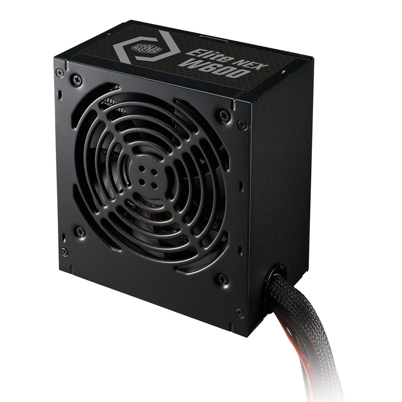 Блок питания 600 Ватт/ Power Supply Cooler Master Elite NEX W600, 600W, ATX, 120mm, 5xSATA, 2xPCI-E(6+2), 3xMolex, APFC, Bulk w/ EU cord (MPW-6001-ACBW-BNL)