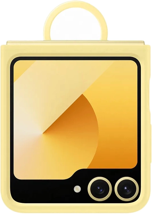 Чехол (клип-кейс) Samsung для Samsung Galaxy Z Flip6 Silicone Case Flip 6 (F741) желтый (EF-PF741TYEGRU)
