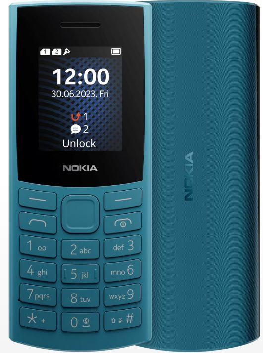 Мобильный телефон Nokia 106 (TA-1564) DS EAC 0.048 зеленый моноблок 3G 4G 1.8" 120x160 Series 30+ GSM900/ 1800 GSM1900 (1GF019BPJ1C02)