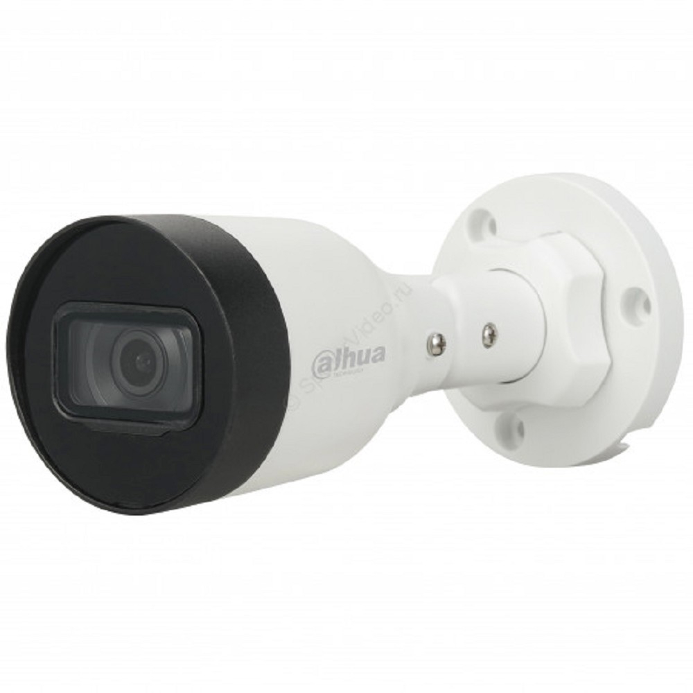 DAHUA DH-IPC-HFW1431S1P-0360B-S6 Уличная цилиндрическая IP-видеокамера 4Мп, 1/ 2.9” CMOS, объектив 3.6мм, обнаружение людей, ИК 30м, IP67, металл/ пластик