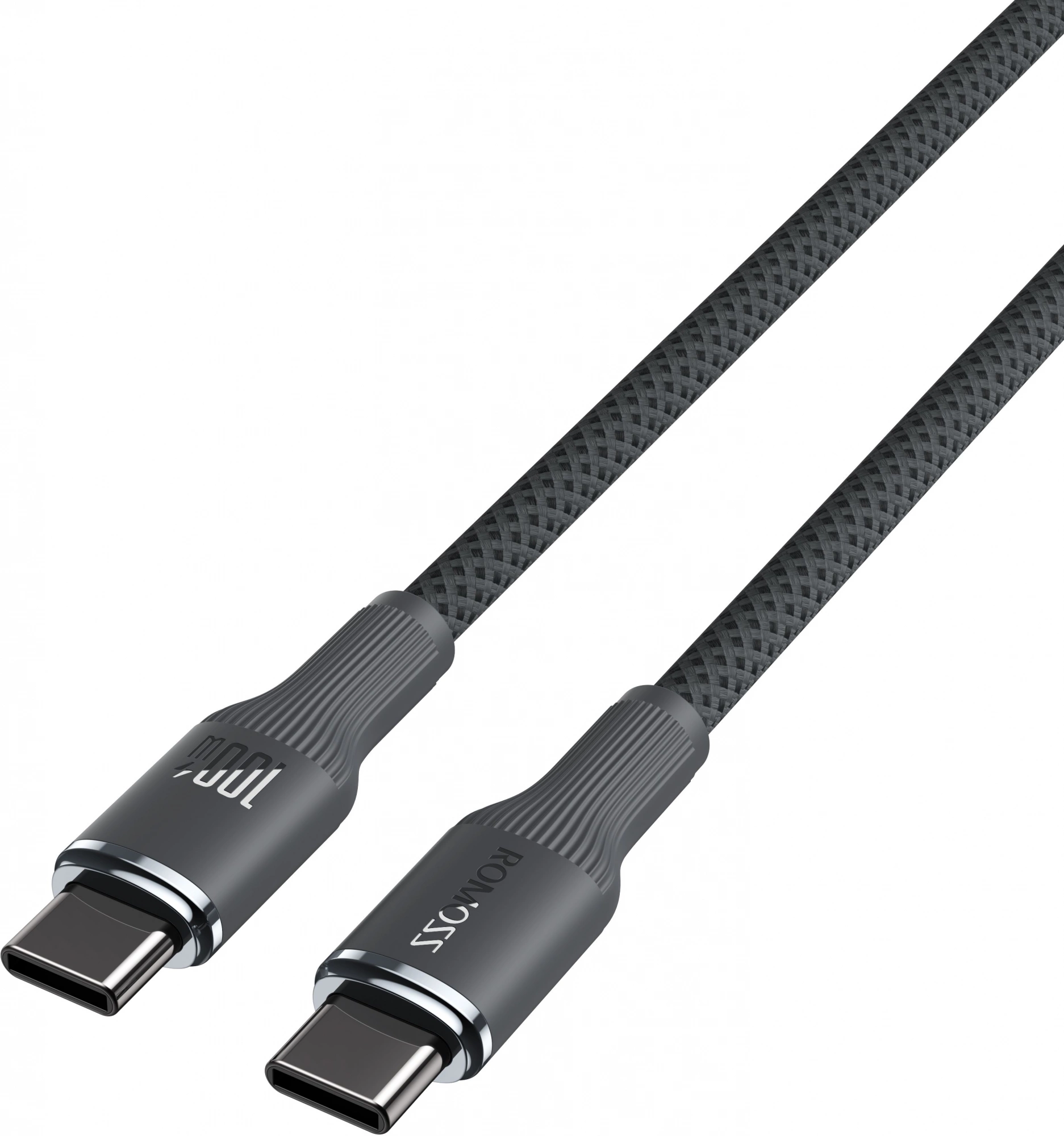 Кабель Romoss CB3224 6958377525999 USB Type-C (m)-USB Type-C (m) 2м серый