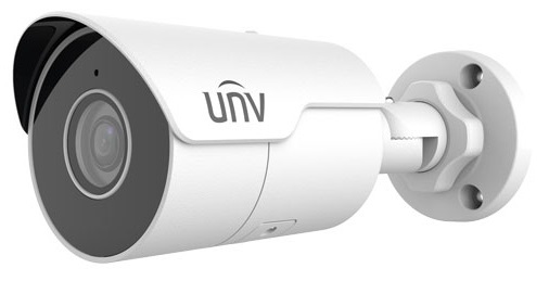 Uniview Видеокамера IP цилиндрическая, 1/ 2.7" 8 Мп КМОП @ 20 к/ с, ИК-подсветка до 50м., EasyStar 0.005 Лк @F1.6, объектив 2.8 мм, WDR, 2D/ 3D DNR, Ultra 265, H.265, H.264, (IPC2128LE-ADF28KM-G)