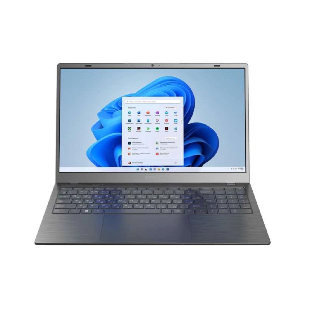 Ноутбук IRBIS Blizzard 15NBC1016 AMD Ryzen R5 5625U, 15.6"LCD 1920*1080P , 16GB +512GB SSD, AC wifi, Front camera: 5000mha battery, NoOS/ METAL/ Grey (15NBC1016G)