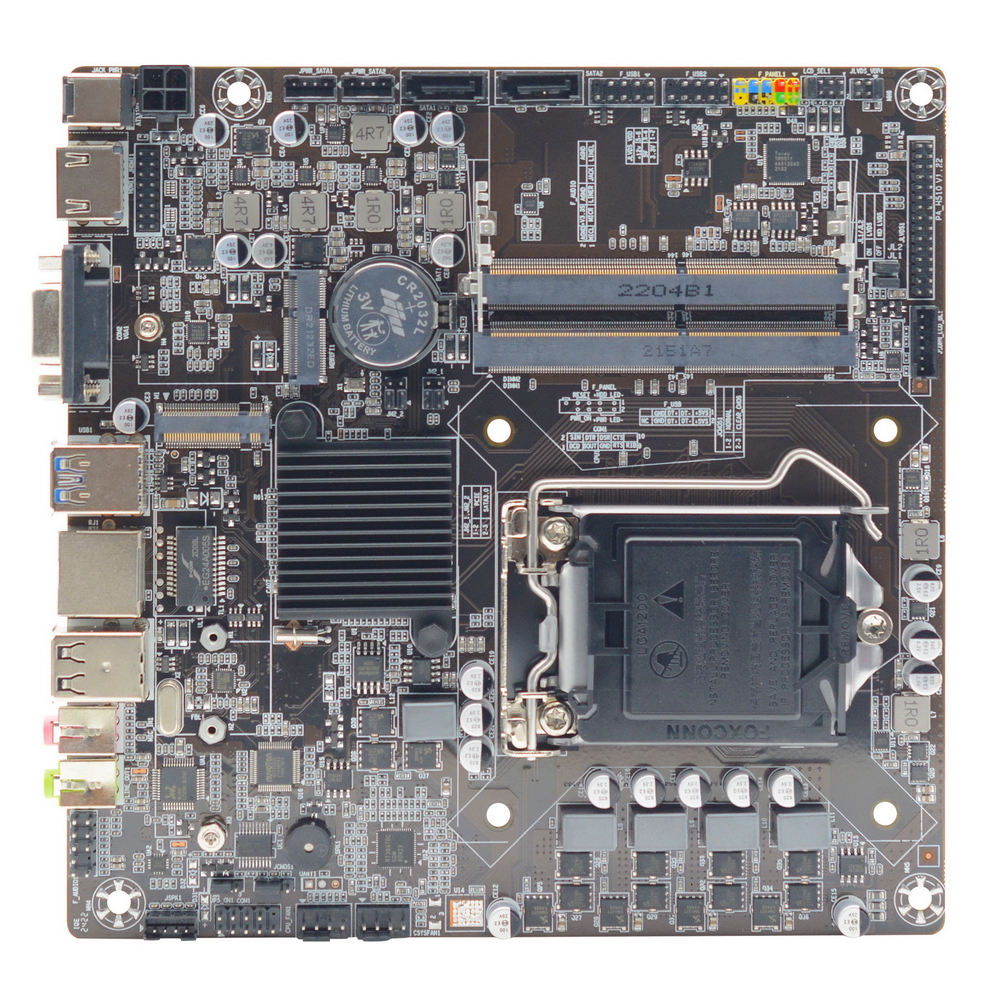 Материнская плата Afox AFOX Motherboard Intel® H510 INTEL® Socket 1200, 1000M lan, Mini-ITX (17 x17cm) (AFH510-MI) (785556)