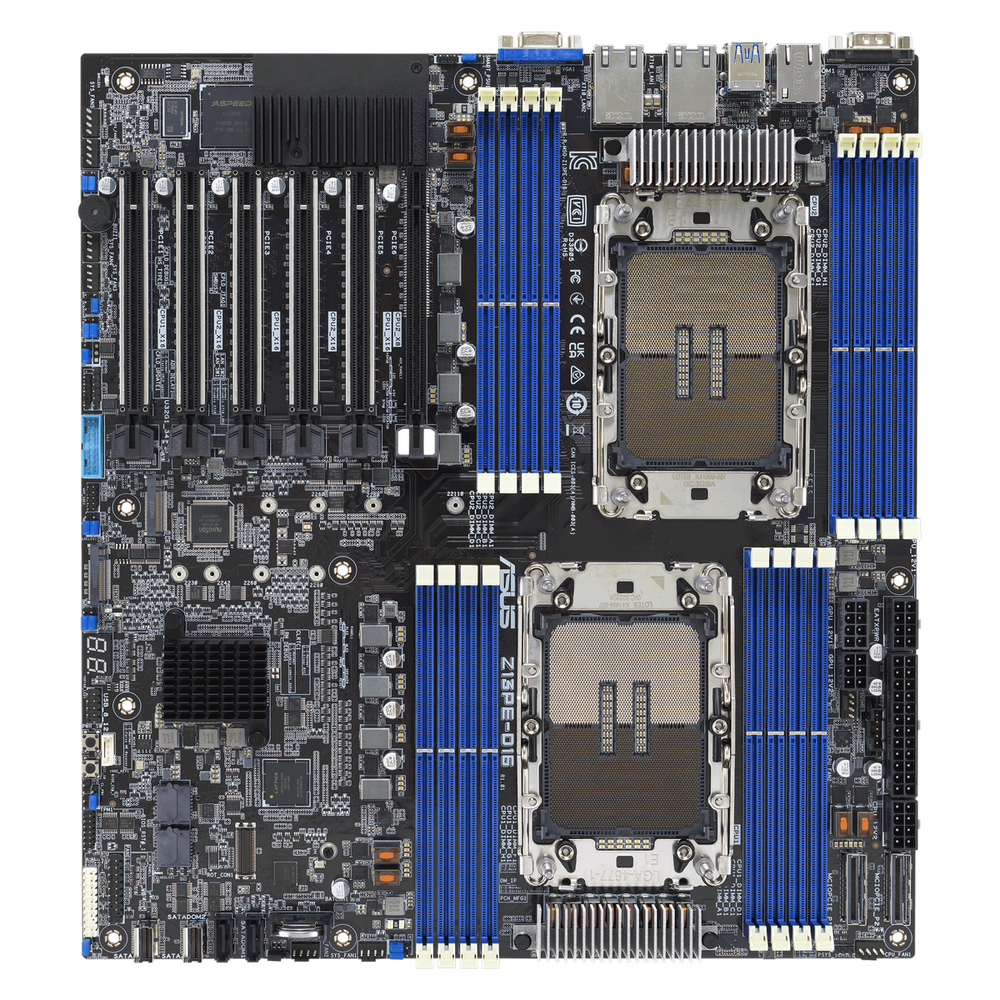 Материнская плата ASUS Z13PE-D16 LGA4677 E-ATX 16xDDR4 6xPCIEx16 PCIEx8 2xM.2 VGA 2x10GLAN (90SB0CA0-M0UAY1)