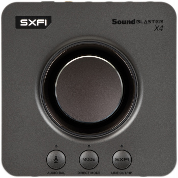 Звуковая карта Creative USB Sound Blaster X4 (Super X-Fi Ultra DSP) 7.1 Ret (70SB181500000)