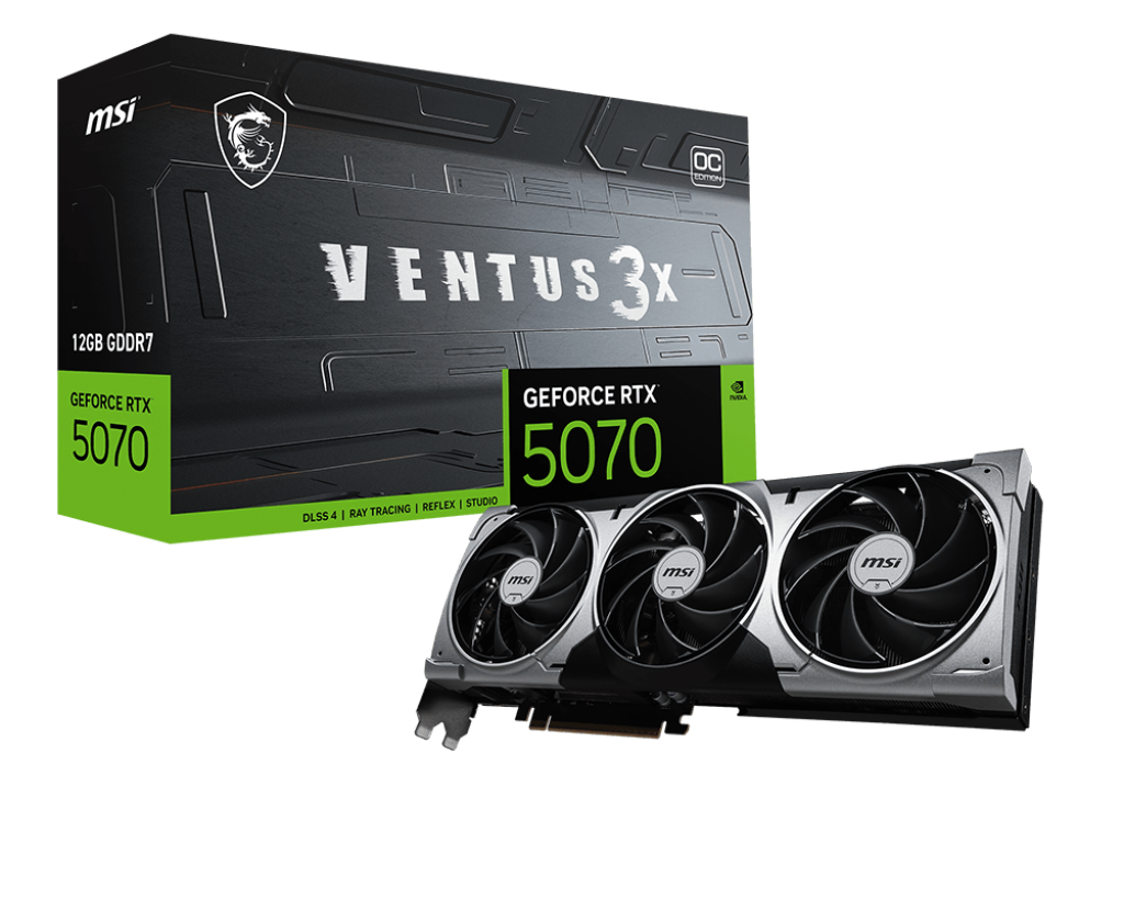 Видеокарта/ GeForce RTX 5070 12G VENTUS 3X OC