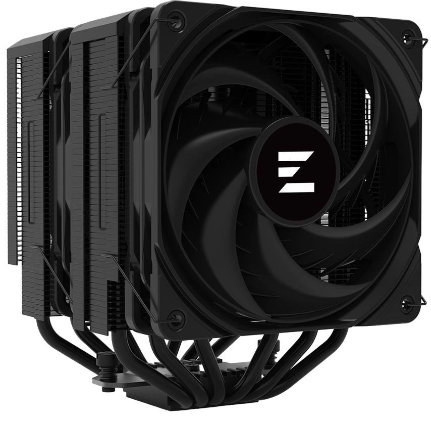 Кулер для процессора ZALMAN CNPS14X DUO BLACK, 2x120mm FANS, 6 HEAT PIPES, 4-PIN PWM, 600-2000 RPM, 29,7 DBA MAX, HYDRO BEARING, FULL SOCKET SUPPORT
