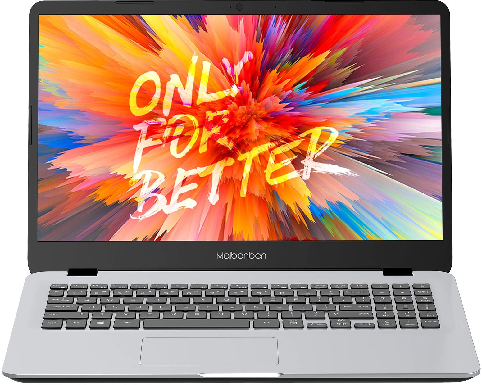 Ноутбук Maibenben M545 Pro Ryzen 5 Pro 4650U 8Gb SSD512Gb AMD Radeon Graphics 15.6" IPS FHD (1920x1080) Windows 11 Home silver WiFi BT Cam 4450mAh (M5451SB0HSRE1)