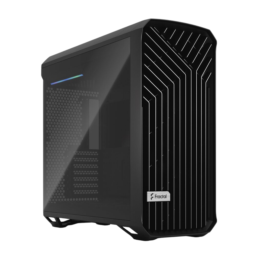 Корпус без блока питания/ Case Fractal Design Torrent TG Dark Tint, Full-Tower, 2x180mm + 3x140mm, 2xUSB-A 3.0 + 1xUSB 3.2 Type-C E-ATX, SSI-CEB, SSI-EEB, ATX, mATX, mITX Black (FD-C-TOR1A-06)