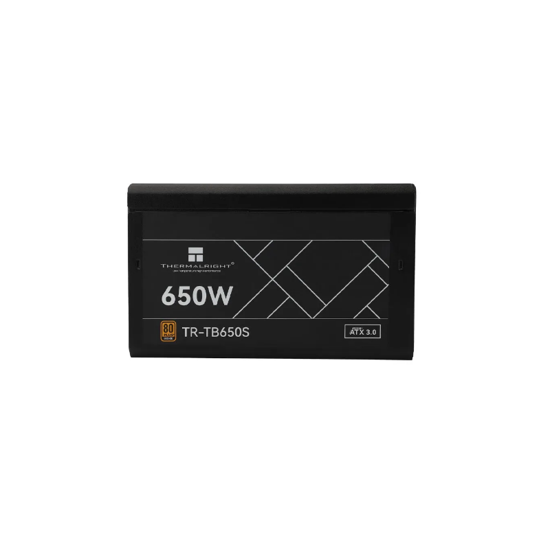 Блок питания 650W/ Thermalright, 650W 80+ Bronze (ATX, 3, Non-modular, 1x24(20+4)pin 550mm, 1xCPU*2 8(4+4)pin 600+150mm, 1xPCIe*2 8(6+2)pin 500+150mm, 1xSATA*3+MOLEX4pin*1 400+150+150+150mm, 1xSATA*2+MOLEX4pin*2 400+150+150+150mm (TR-TB650S)