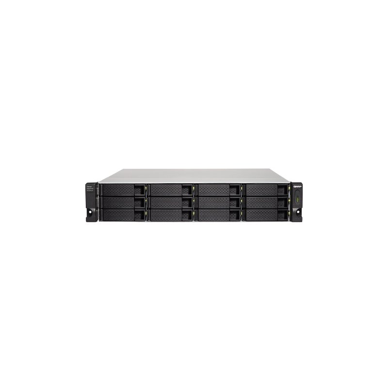 Полка расширения сетевого хранилища без дисков/ SMB QNAP TL-R1200C-RP USB 3.2 Gen 2 Type-C JBOD storage enclosure, 12-tray 3,5"/2,5" w/o HDD, 2xPSU. Rackmount. W/o rail kit RAIL-B02