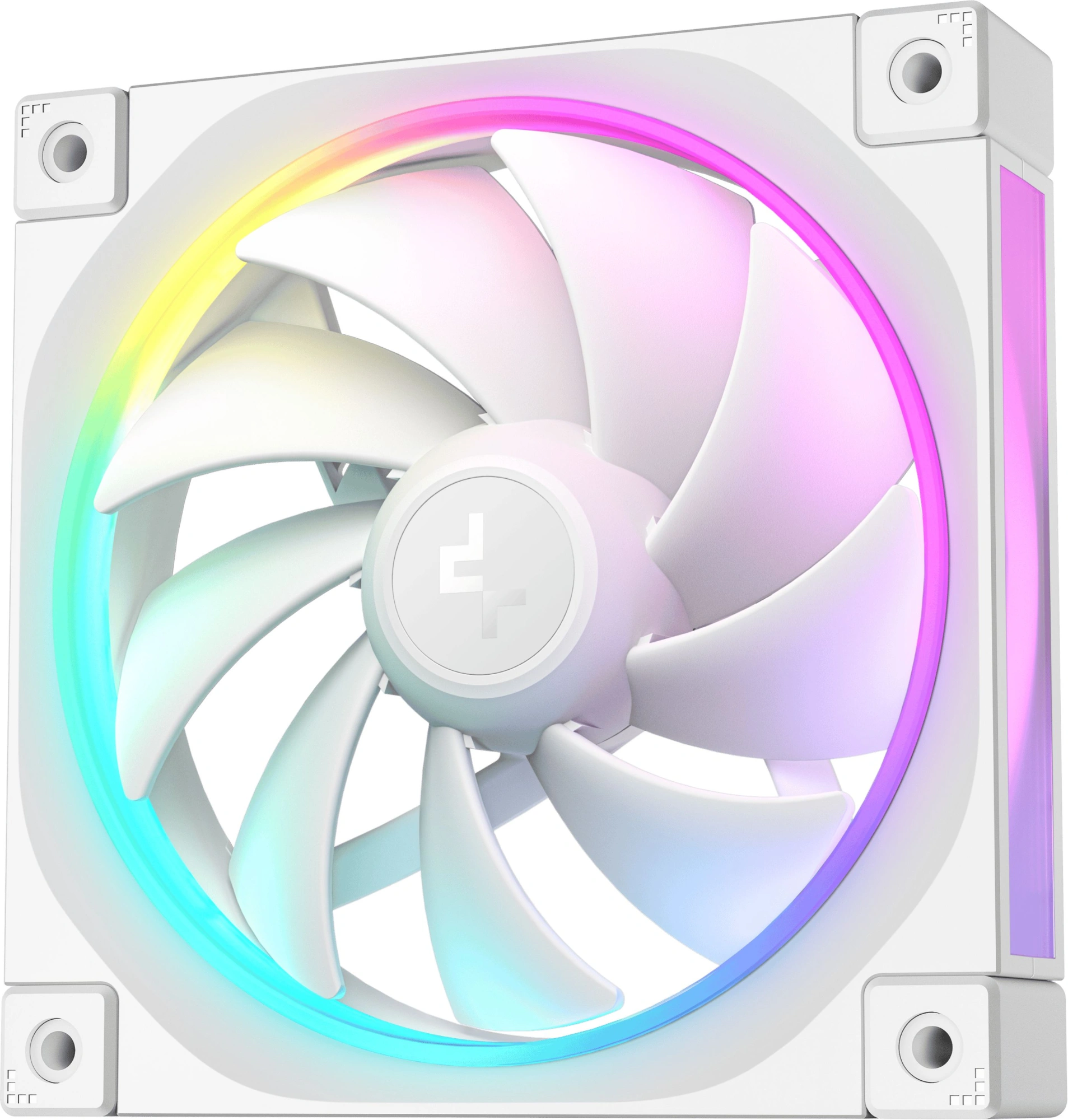 Вентилятор для корпуса Deepcool FL12 (120mm, 2150rpm, 55 CFM, 32 дБ, PWM 4-pin, ARGB, white) (R-FL12-WHAPN1-G)