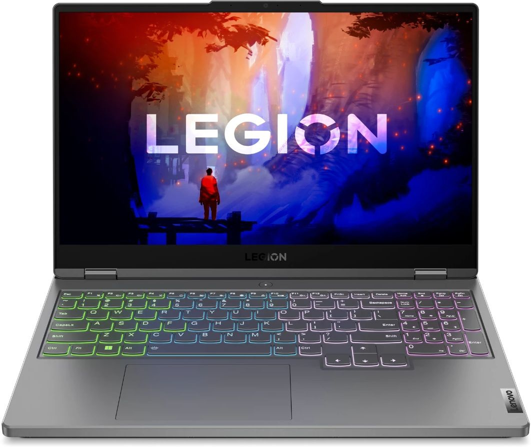 Ноутбук Lenovo Legion 5 15ARH7H Ryzen 7 6800H 16Gb SSD512Gb NVIDIA GeForce RTX 3060 6Gb 15.6" IPS FHD (1920x1080) noOS grey WiFi BT Cam (82RD009XRK)