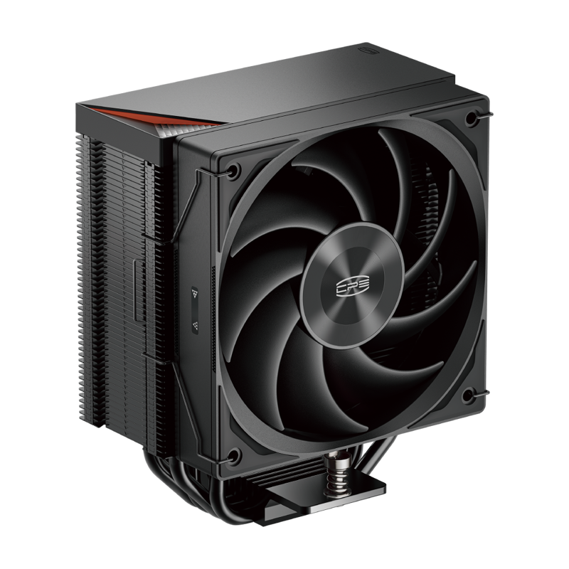 Кулер для процессора/ CPU Cooler PCCooler RZ500 BK (250W, 4-pin PWM, 155mm, Al/Cu, 5x6mm, 1x120mm, 86.73CFM, 32dBA, 2200RPM, S: 1851/1700/1200/115X, AM5/AM4, black)