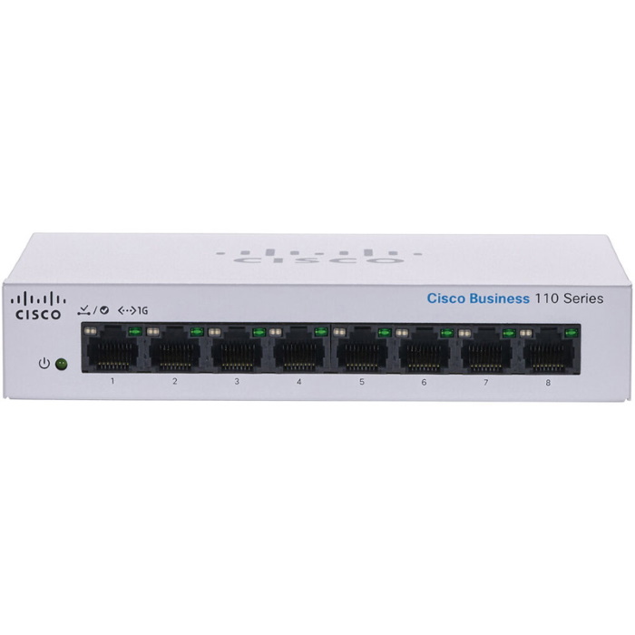 Картинка Коммутатор Cisco SB CBS110 (CBS110-8T-D-EU) 