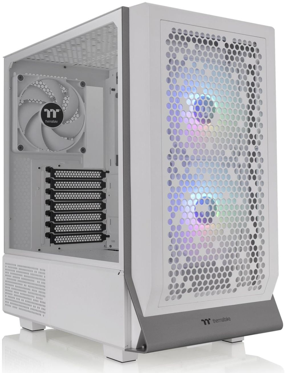 Корпус Thermaltake Ceres 300 TG ARGB белый без БП ATX 3x140mm 2xUSB3.0 1xUSB3.1 audio bott PSU (CA-1Y2-00M6WN-00)