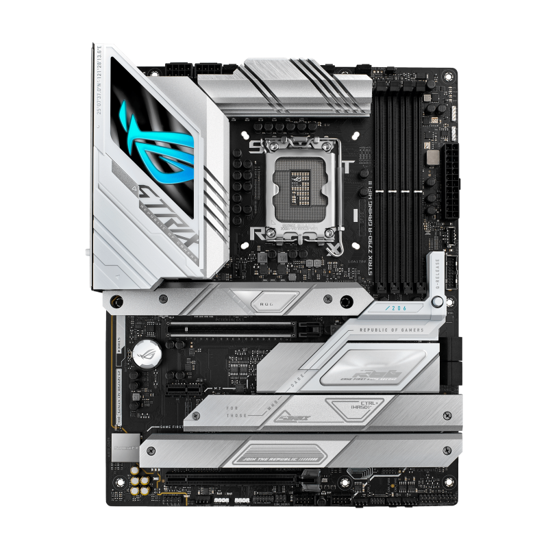 Материнская плата ASUS ROG STRIX Z790-A GAMING WIFI II Soc-1700 Intel Z790 4xDDR5 ATX AC`97 8ch(7.1) 2.5Gg RAID+HDMI+DP (90MB1FN0-M0EAY0)