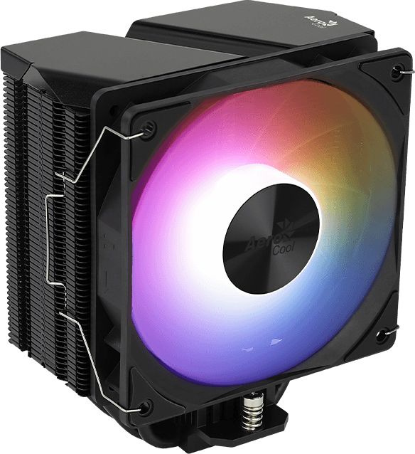 Устройство охлаждения(кулер) Aerocool Rime 4 Soc-AM5/ AM4/ 1151/ 1200/ 2066/ 1700 4-pin Al 230W LED Ret