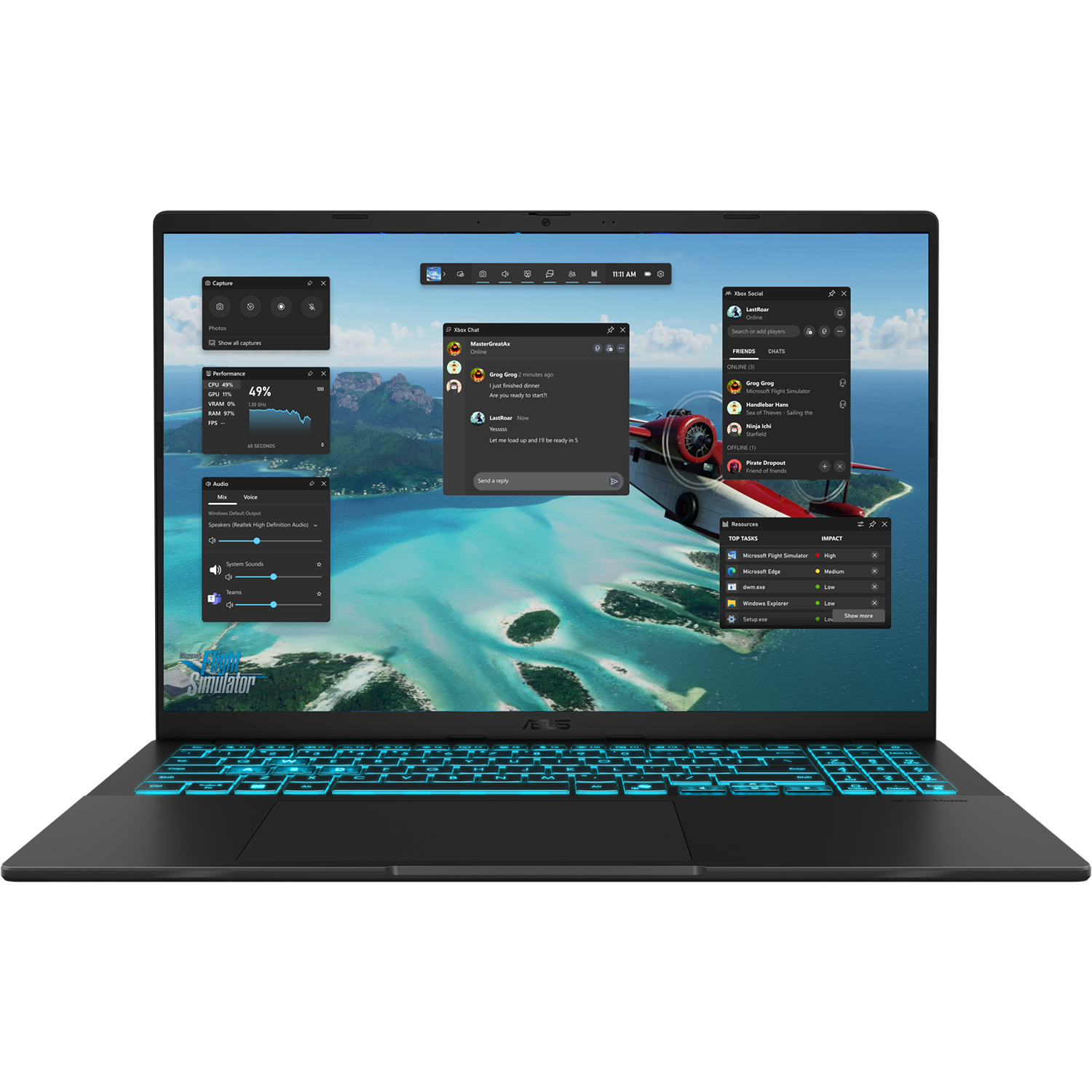 Ноутбук/ ASUS V16 V3607VM-RP058 16"(1920x1200 (матовый, 144Hz))/Intel Core 5 210H(2.2Ghz)/16384Mb/1024PCISSDGb/noDVD/Ext:nVidia GeForce RTX 5060(8192Mb)/Cam/BT/WiFi/63WHr/war 1y/1.95kg/Matte Black/noOS (90NB16K1-M004Y0)