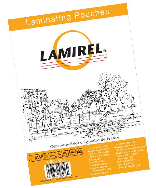 Пленка для ламинирования Lamirel, А4, 175мкм, 100 шт. (LA-78765)