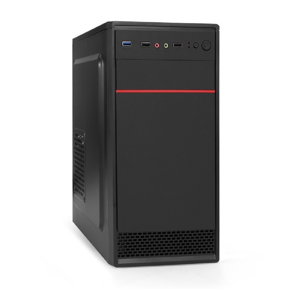 Exegate EX295154RUS Корпус Minitower ExeGate MA-401 (mATX, без БП, 2*USB+1*USB3.0, аудио, черный)  