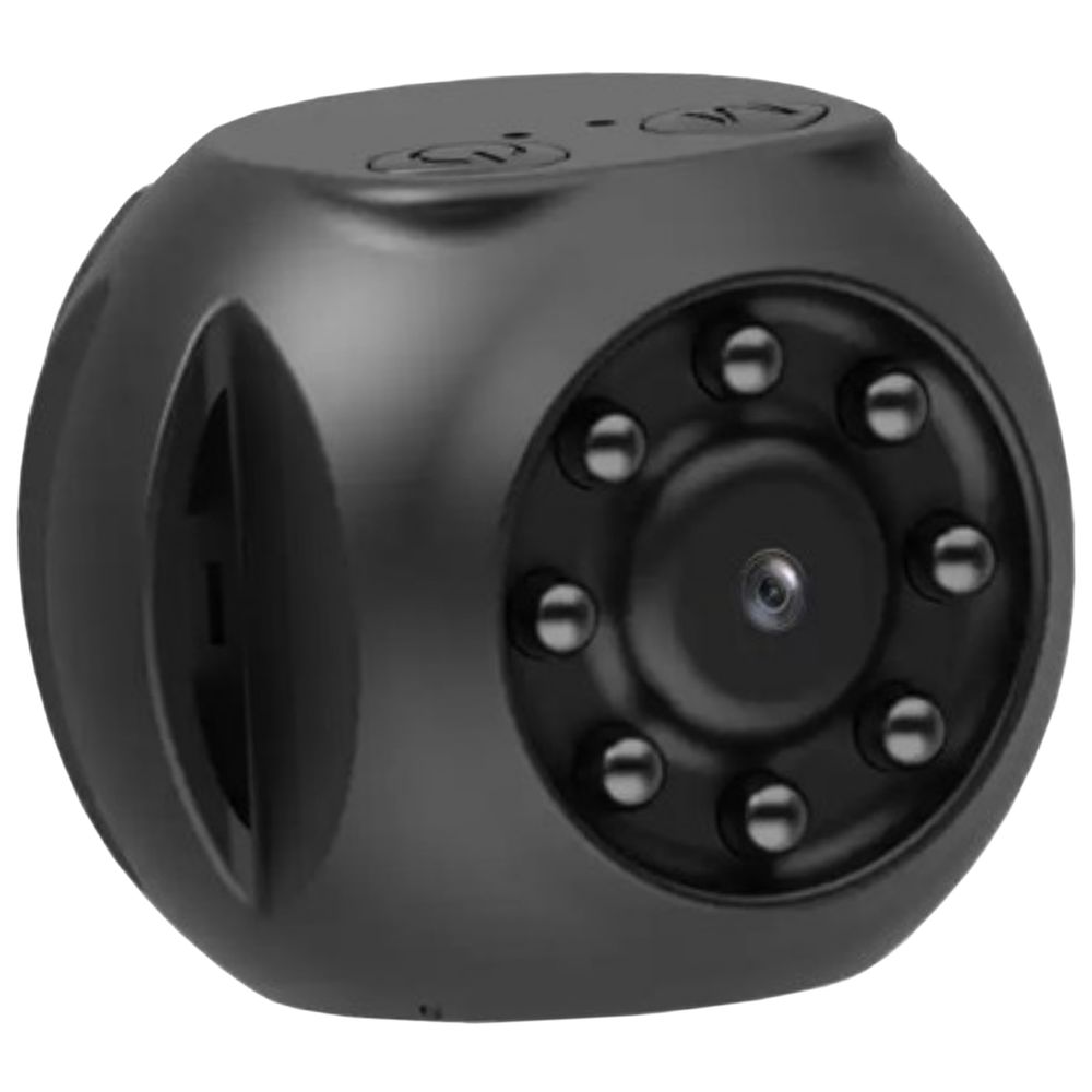 Камера видеонаблюдения SmartiNext WiFi мини, с аккумулятором и приложением MyLiveCam, черная MinicameraWiFi разрешение 1920 х 1080 Full HD, приложение АРР: MyLiveCam, Аккумулятор 400 мАч, поддержка карт памяти до 128 Гбайт, размер 35х35х41 мм