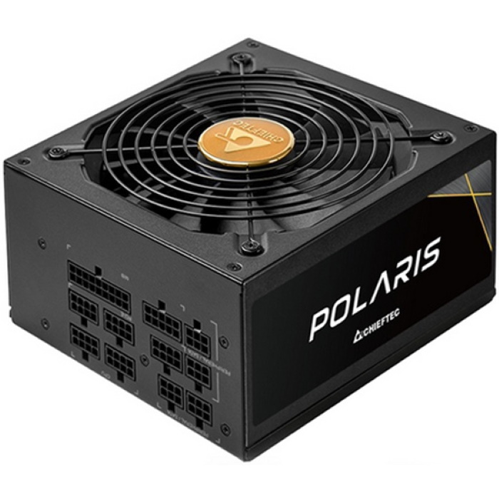 Блок питания 1250W Chieftec Polaris, ATX 12V 2.3 PSU, APFC, Fan 140x140mm, 24pin, 4x 4-pin Molex, 6x6+2-pin PCI-E, 12x15-pin SATA, 80 plus Gold (PPS-1250FC)