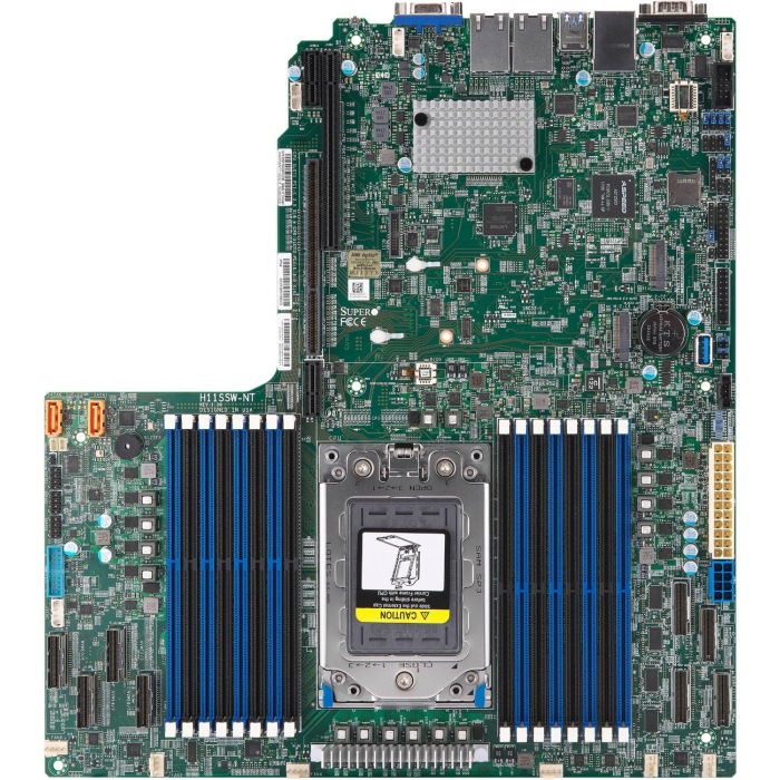 Картинка Материнская плата SuperMicro H11SSW-NT (MBD-H11SSW-NT-O) 