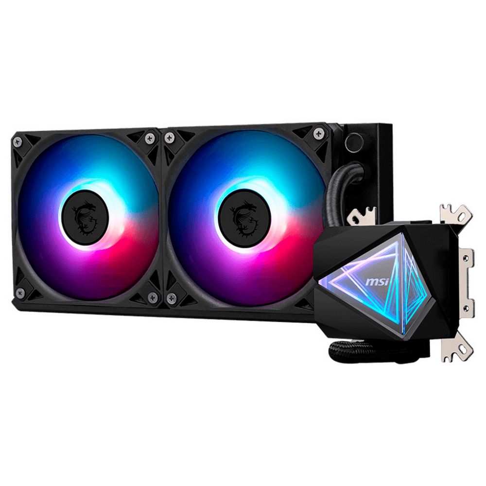 Жидкостная система охлаждения MSI MAG CORELIQUID I240 2x ARGB Gen2 Fan, ARGB Gen2 Block, Color Box (306-7ZW7A11-C24 / 306-7ZW7E11-C24)