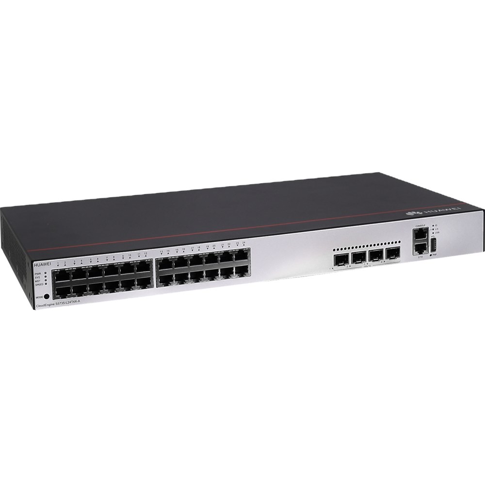 Картинка Коммутатор Huawei S5735-L24T4X-A + 88035YSM (98010920_BSW) 