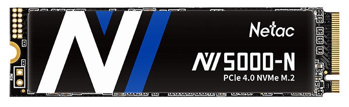 Netac SSD NV5000-N 500GB PCIe 4 x4 M.2 2280 NVMe 3D NAND, R/ W up to 4800/ 2700MB/ s, TBW 320TB, without heat sink (NT01NV5000N-500-E4X)