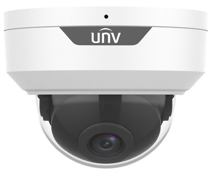 Uniview Видеокамера IP купольная антивандальная, 1/ 2.7" 8 Мп КМОП @ 20 к/ с, ИК-подсветка до 30м., EasyStar 0.005 Лк @F1.6, объектив 2.8 мм, WDR, 2D/ 3D DNR, Ultra 26 (IPC328LE-ADF28K-G)