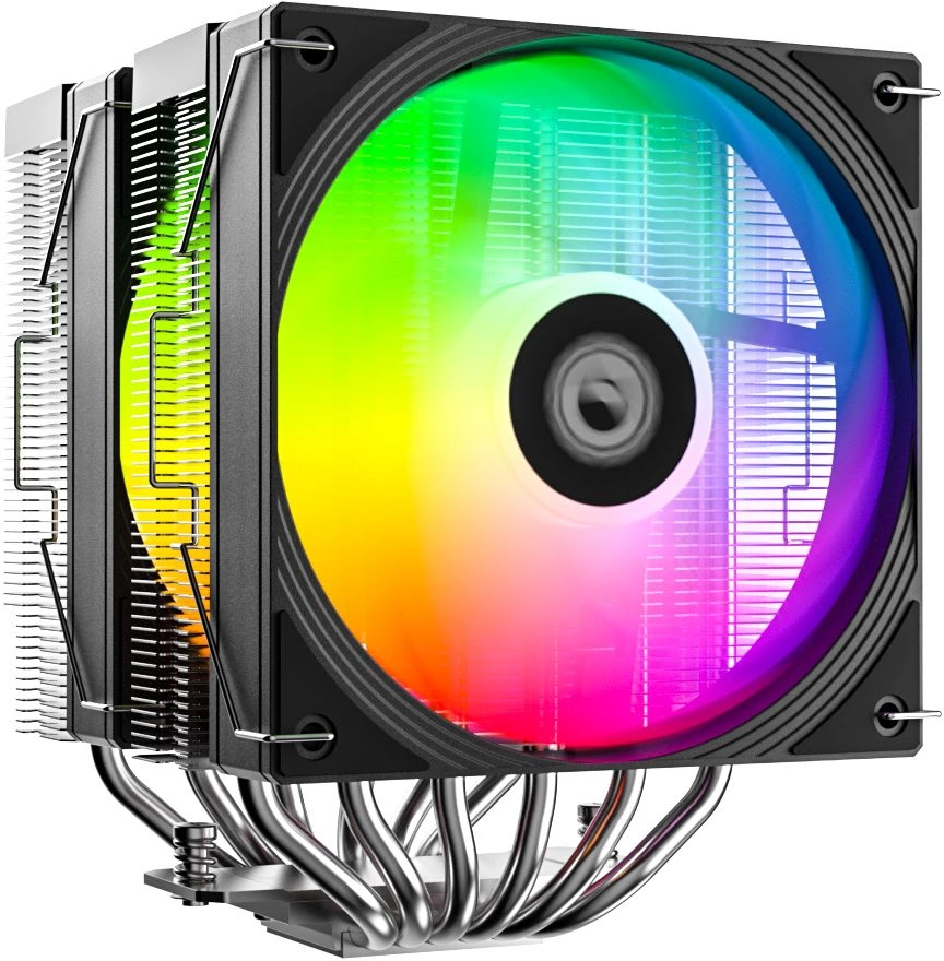 ID-COOLING FROZN A620 PRO SE ARGB LGA1700/ 1200/ 115X/ AM5/ AM4 (8шт/ кор, TDP 260W, PWM, черный, 6 тепл.трубок + медная база, DUAL ARGB FAN 120mm) RET