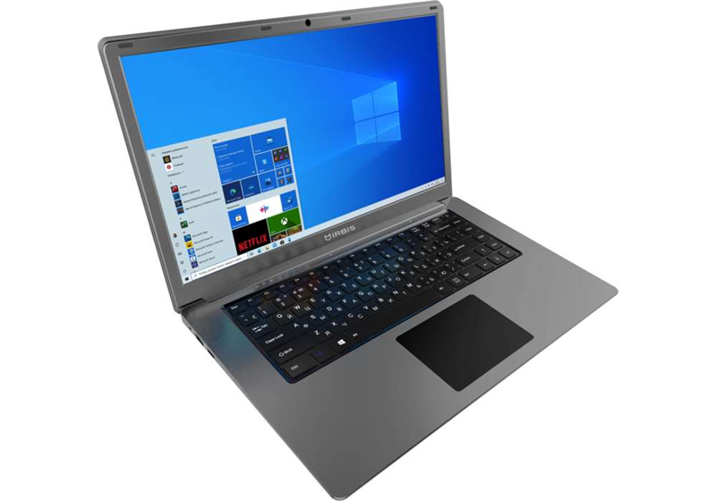 Ноутбук IRBIS NB261 15.6" CPU:N3350 1,5GHz, 15.6"LCD 1920*1080 IPS, 4+128GB, Front camera:0.3mp, 8000mHa battery, CE charger, Win 10Home
