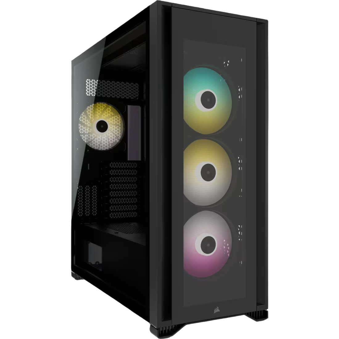 Корпус без блока питания/ Case Corsair iCUE 7000X RGB, Full-Tower, TG, 4x140mm RGB, 4xUSB-A 3.0, 1xUSB 3.2 Type-C, E-ATX, ATX, mATX, mITX Black (CC-9011226-WW)