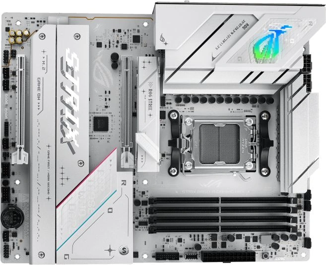 Материнская плата ASUS ROG STRIX B850-A GAMING WIFI, AM5, B850, 4*DDR5, 2*SATA, 4*M.2, 6*USB 3.2, 2*USB 2.0, Type-C, 2*PCIx16, 1*PCIx1, DP+HDMI, ATX; 90MB1J50-M0EAY0