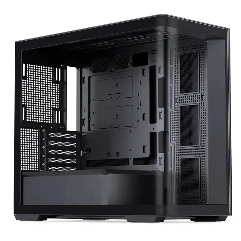 Корпус без блока питания/ JONSBO D300, Mini-Tower, TG, no fan, 2xUSB-A 3.2 + 1xUSB-C 3.2, mATX, mITX Black (D300 BLACK)