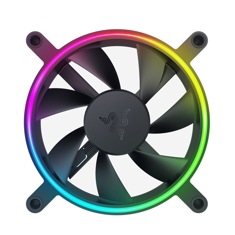 Razer Kunai Chroma RGB 120MM LED PWM Performance Fan - 3 Fans - FRML Packaging (RC21-01810100-R3M1)