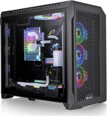 Корпус Thermaltake CTE C750 Air черный без БП ATX 3x140mm 4xUSB3.0 1xUSB3.1 audio bott PSU (CA-1X6-00F1WN-00)