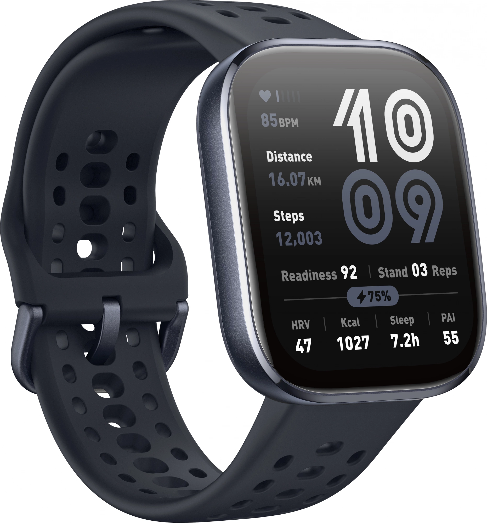 Смарт-часы Amazfit Bip 6 A2435 1.97" TFT корп.черный рем.черный разм.брасл.:130-195 мм (1747004)