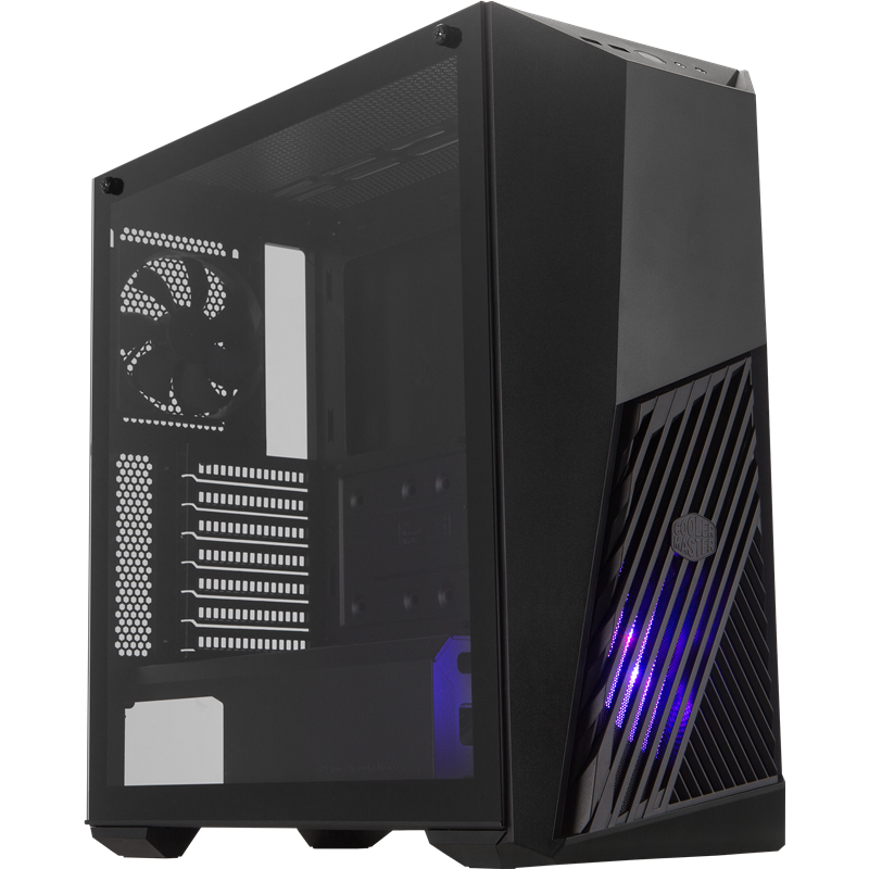 Cooler Master MasterBox K501L RGB, 1xUSB3.0, 1xUSB2.0, 1x120 Fan, 1x120 RGB Fan, TG, w/ o PSU, Black, ATX (MCB-K501L-KGNN-SR1)