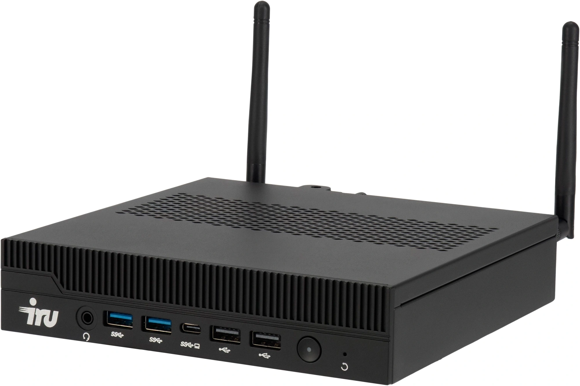 Компьютер IRU 310H6ITF i3 13100 (3.4) 16Gb SSD256Gb UHDG 730 Windows 11 Pro GbitEth WiFi BT 90W черный (2122065)